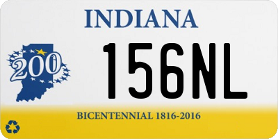 IN license plate 156NL