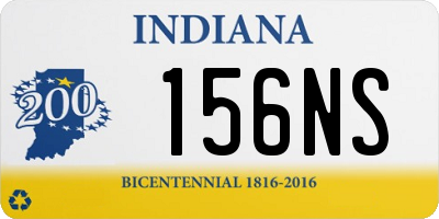 IN license plate 156NS