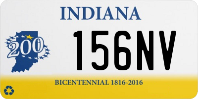 IN license plate 156NV