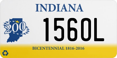 IN license plate 156OL