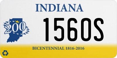 IN license plate 156OS