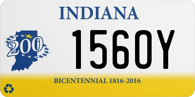 IN license plate 156OY