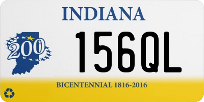 IN license plate 156QL