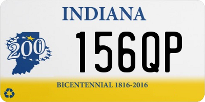 IN license plate 156QP