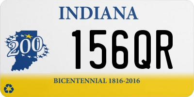 IN license plate 156QR