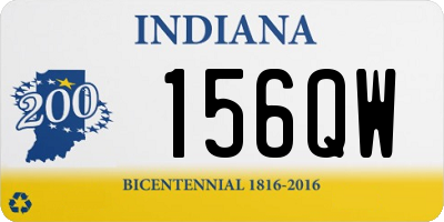 IN license plate 156QW