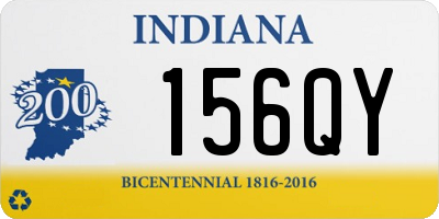 IN license plate 156QY