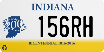 IN license plate 156RH