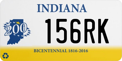 IN license plate 156RK