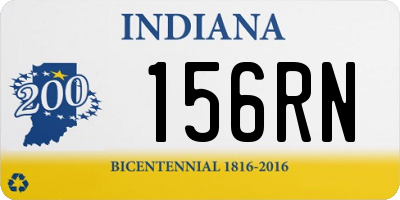 IN license plate 156RN