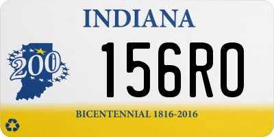IN license plate 156RO