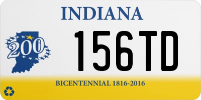 IN license plate 156TD