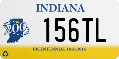 IN license plate 156TL