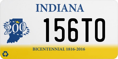 IN license plate 156TO