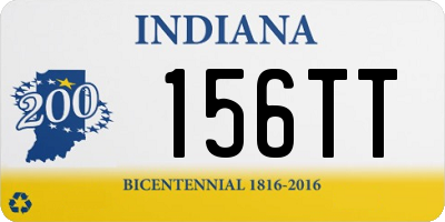 IN license plate 156TT