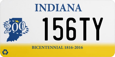 IN license plate 156TY