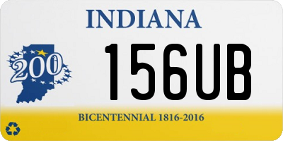 IN license plate 156UB