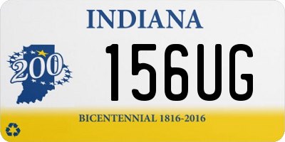 IN license plate 156UG