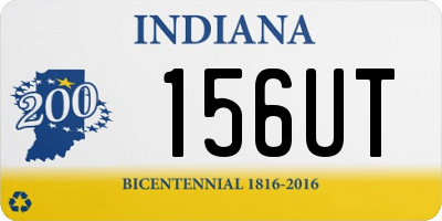 IN license plate 156UT