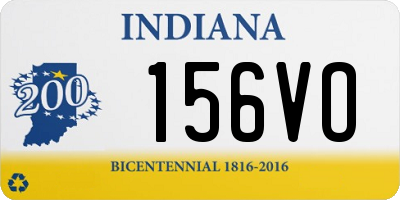 IN license plate 156VO