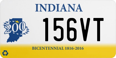 IN license plate 156VT