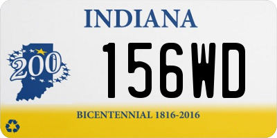 IN license plate 156WD