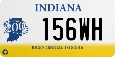 IN license plate 156WH