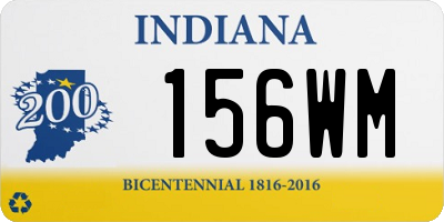 IN license plate 156WM