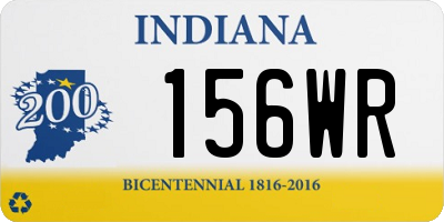 IN license plate 156WR