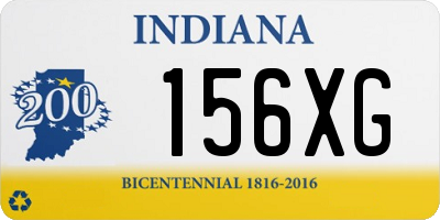 IN license plate 156XG