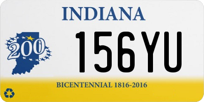 IN license plate 156YU