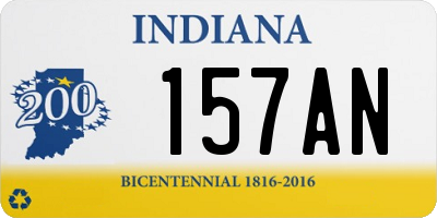 IN license plate 157AN