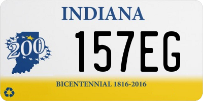 IN license plate 157EG