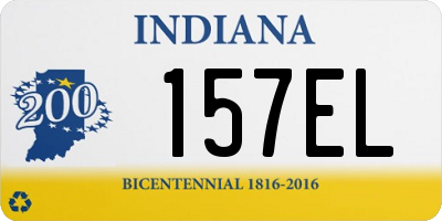 IN license plate 157EL