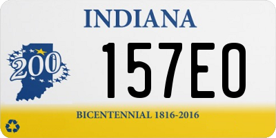 IN license plate 157EO