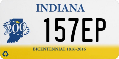 IN license plate 157EP