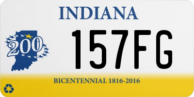 IN license plate 157FG