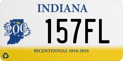 IN license plate 157FL