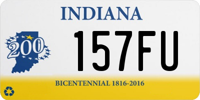 IN license plate 157FU