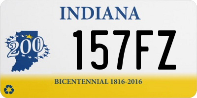 IN license plate 157FZ