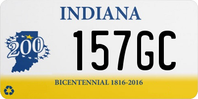 IN license plate 157GC