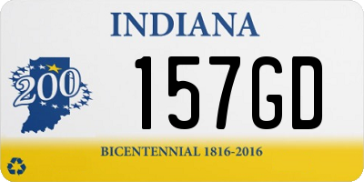 IN license plate 157GD