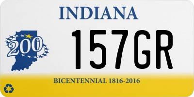 IN license plate 157GR