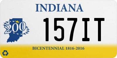 IN license plate 157IT