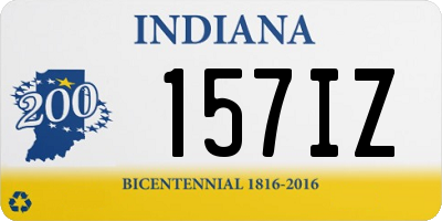 IN license plate 157IZ