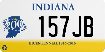 IN license plate 157JB