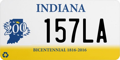 IN license plate 157LA