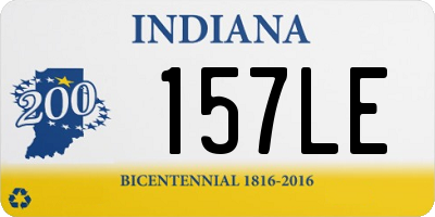 IN license plate 157LE