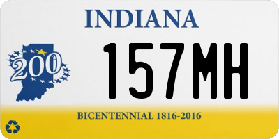 IN license plate 157MH