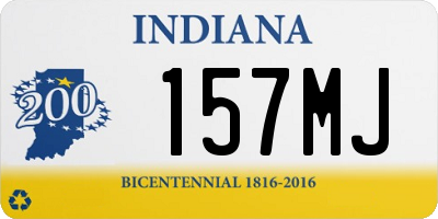 IN license plate 157MJ